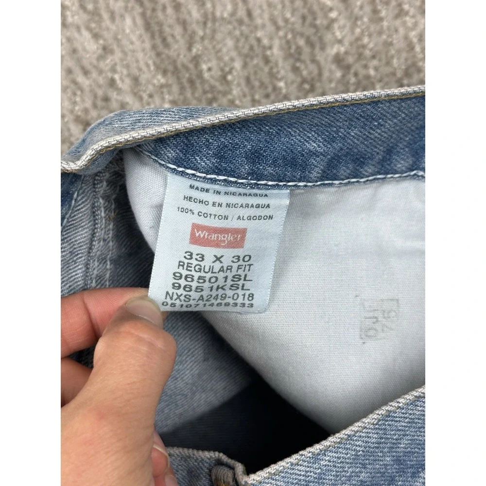 Wrangler Five Star Premium Denim Men's 33x30 Regular Fit Jeans Blue 96501SL NWT